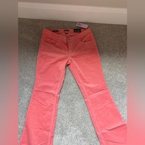Low Rise Pink Flare Jeans